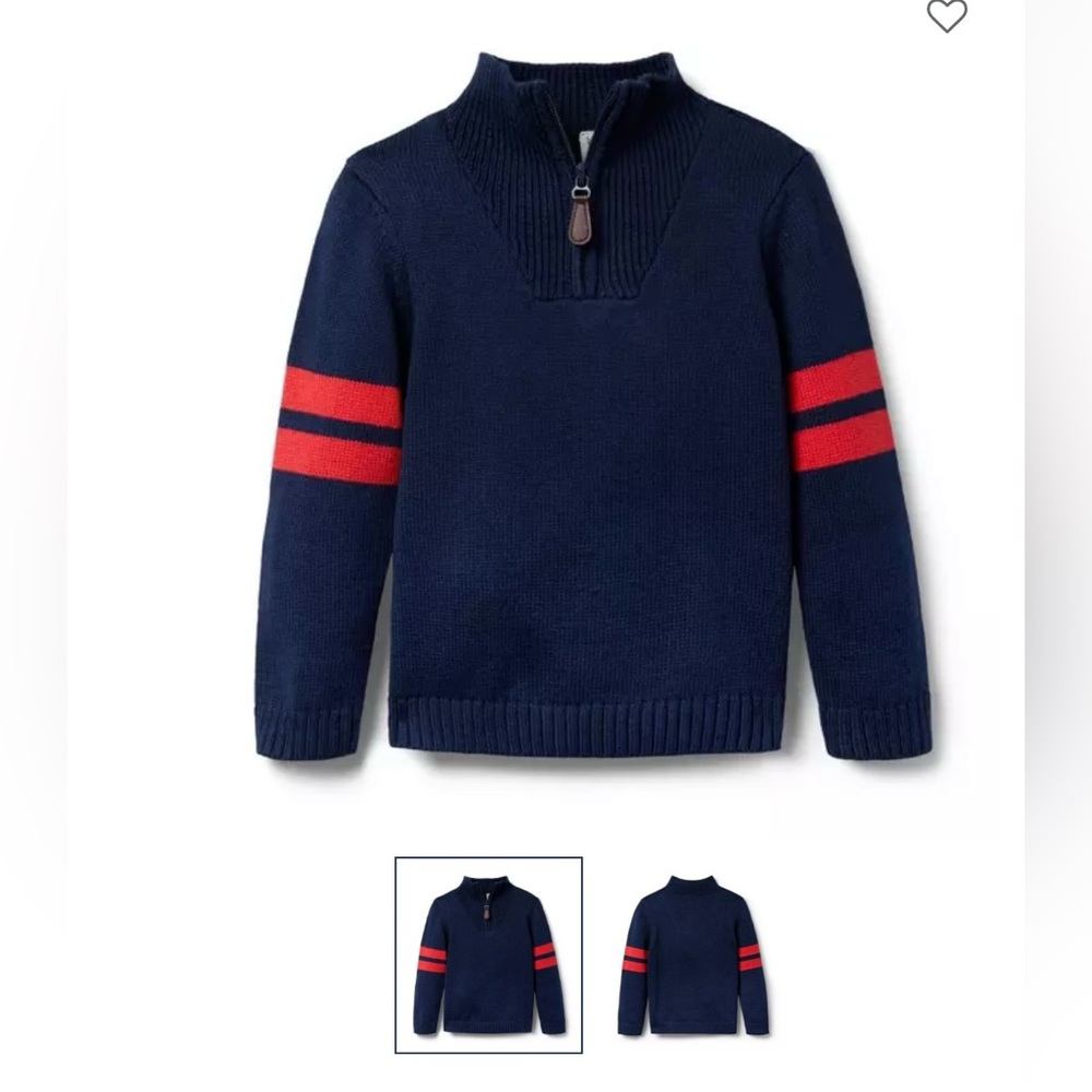 Janie and Jack navy sweater.  New with tags! Size 4 toddler. Never worn